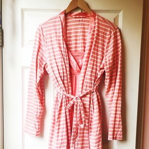 Motherhood Maternity Nursing Nightgown and Robe